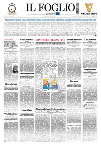 Prima-pagina-il foglio-messina-edizione-di-oggi-22-05-2025